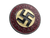 M1/45 Painted NSDAP Party Pin (Friedrich, Linden-Ludenscheid)