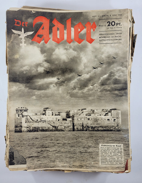 WW2 Luftwaffe Der Adler Magazine - June 1943