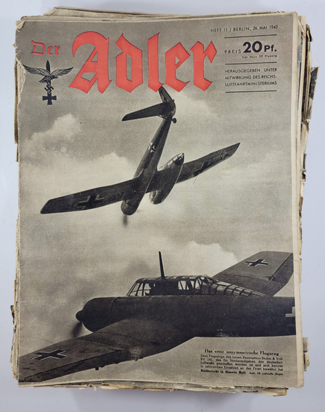 WW2 Luftwaffe Der Adler Magazine - May 1942
