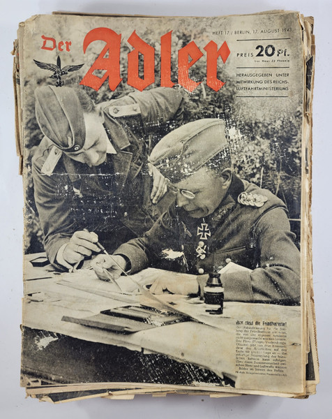 WW2 Luftwaffe Der Adler Magazine - August 1943