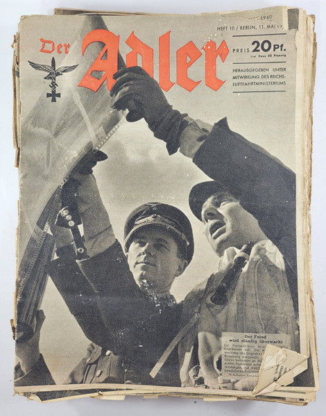 WW2 Luftwaffe Der Adler Magazine - May 1943