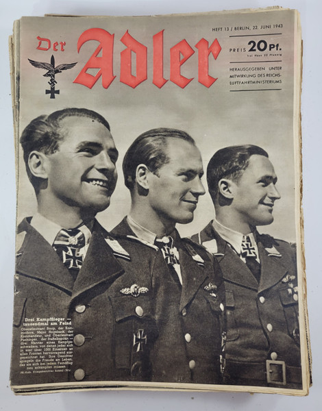 WW2 Luftwaffe Der Adler Magazine - June 1943 (2)