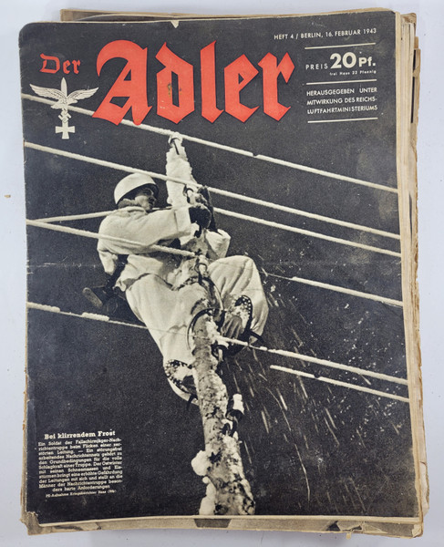 WW2 Luftwaffe Der Adler Magazine - February 1943 (2)