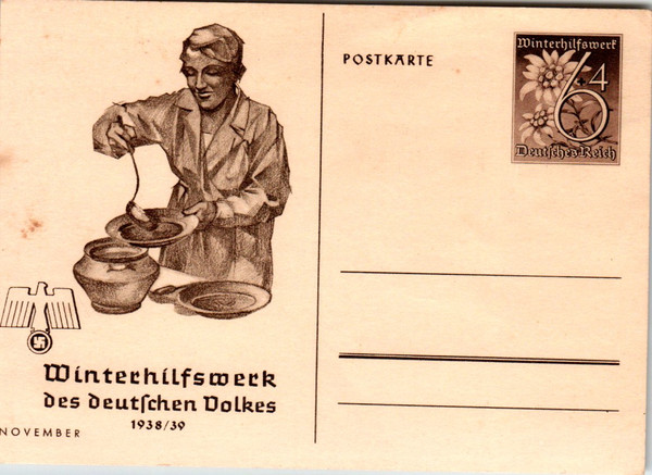 Postcard - Des Deutschen Volkes Postcard - November 1938 1939 (2)