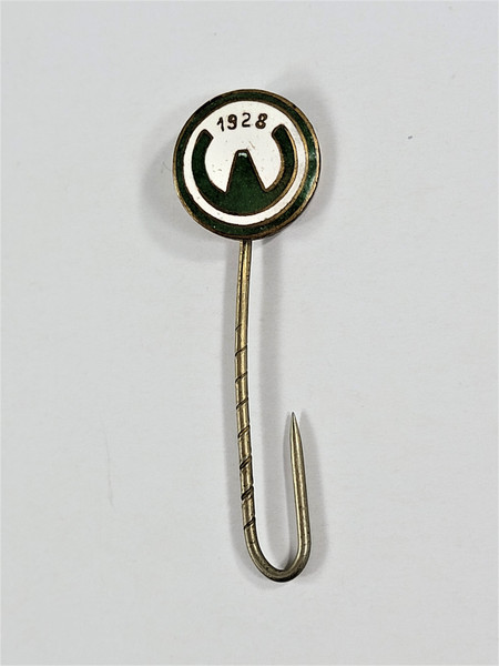 1928 Green Enamel Unknown German Stickpin