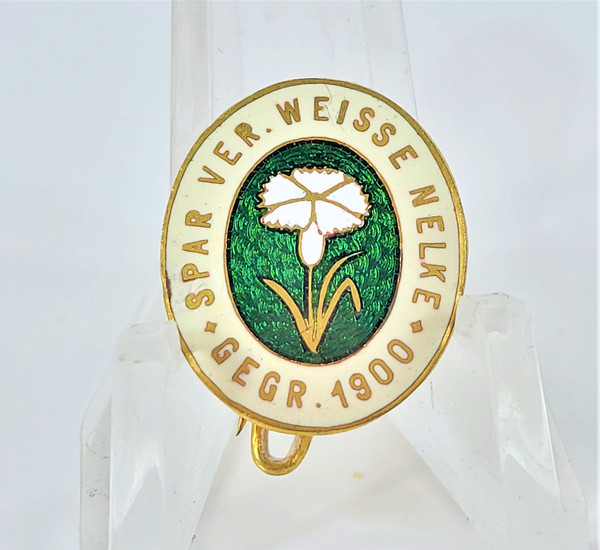 WW2 German Carnation Enamel Pin