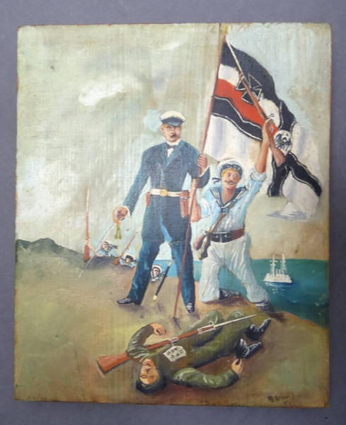 Siege of Tsingtao Painting