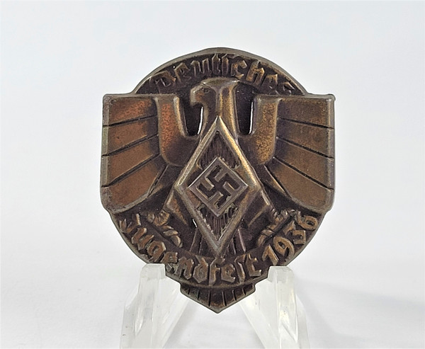 Hitler Youth 1936 Event Badge in Bronze (Jugendfest Abzeichen)