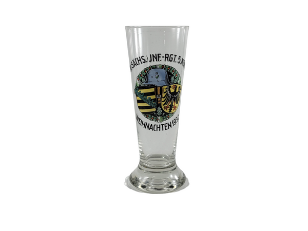 1932 Christmas - 11th Infantry Division Glass Cup