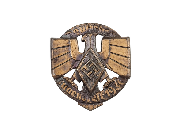 Hitler Youth 1936 Event Badge in Bronze (Jugendfest Abzeichen