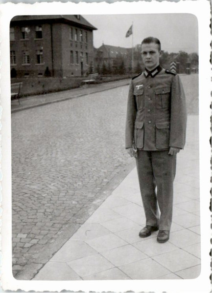 WW2 German Guard Booth Photograph