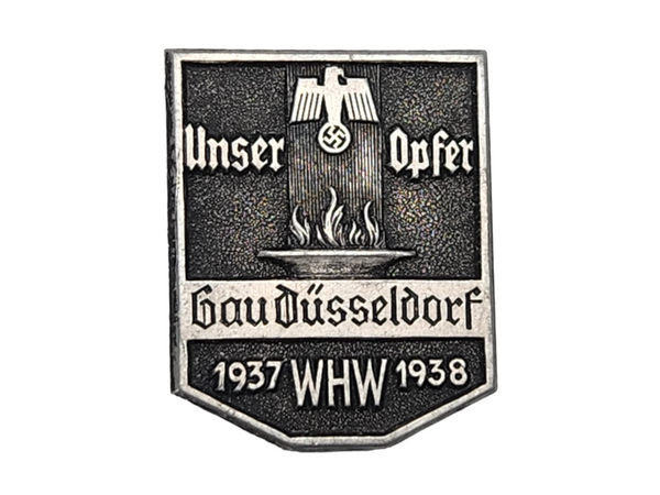 Gau Dusseldorf WHW 1937 1938 Badge