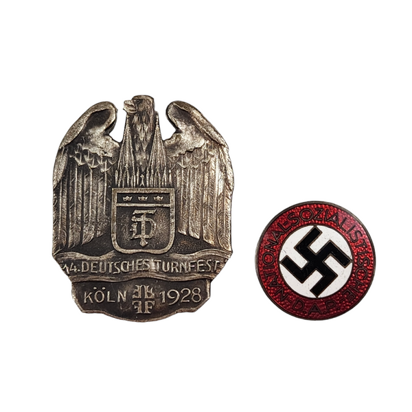 Large 1928 Deutsches Turnfest Badge