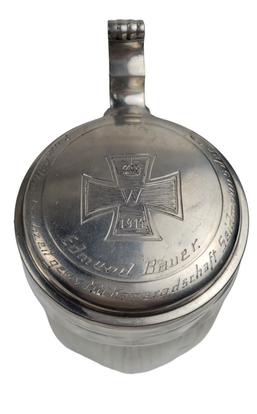 WWI Iron Cross 25 Year Wedding Anniversary Stein