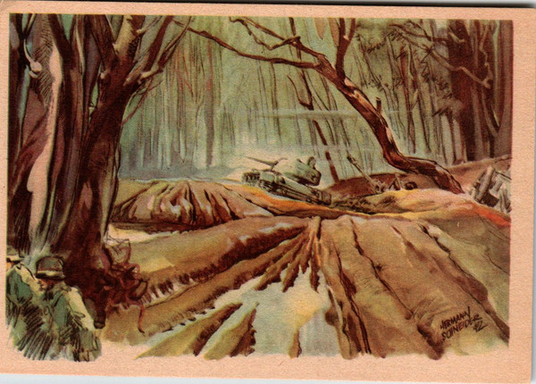 1942 Propaganda Postcard - Forest of Kolodesy