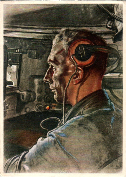 VDA Postcard - Tank Driver