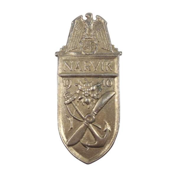 Reproduction German Narvik Shield - Gold