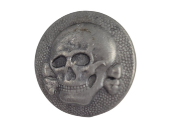 Reproduction Early SS Totenkopf Button (1)