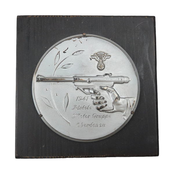 1941 NSKK Pistol Shooting Plaque