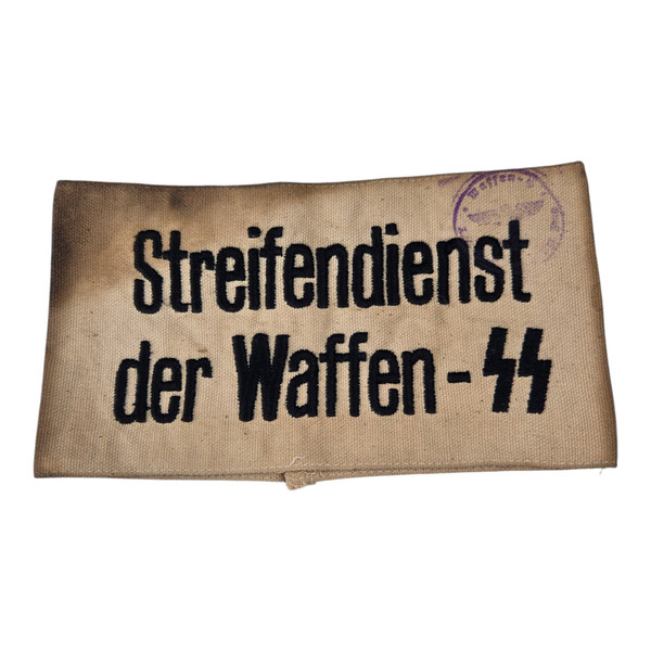 Reproduction Streifendienst (Patrol) Waffen-SS Armband