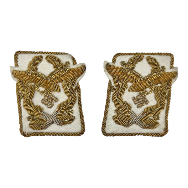 Reproduction Luftwaffe Generalfeldmarschall Collar Tabs