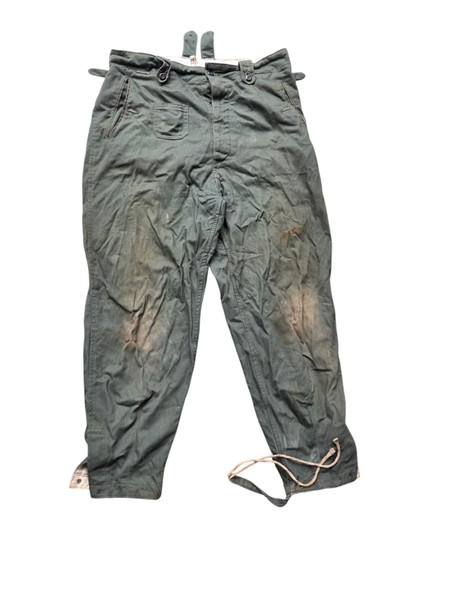 Reproduction German HBT Drillich Trousers - 36" Waist