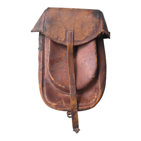 WW2 German Leather Motorcycle Saddle Bag