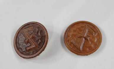 Wolfsangel Rune WHW Tinnie 1935/36 (Brown)