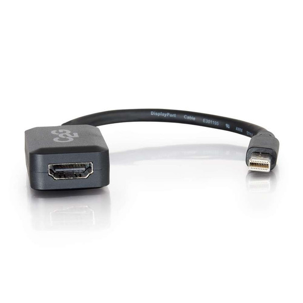 C2G 8in Mini DisplayPort Male to HDMI Female Adapter Converter (54313) - Excellent / Certified Refurbished-2