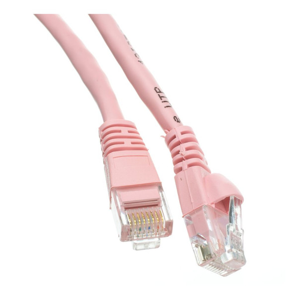 C2G 7FT CAT6 CBL SNAGLESS PATCH PINK - Excellent / Certified Refurbished-2