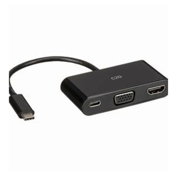 C2G USB-C TO HDMI MULTIPORT ADAPTER W/ POWER DELIVERY UP TO 60W - Excellent / Refurbished-2