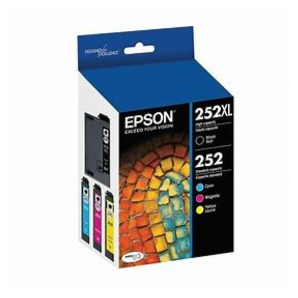 EPSON 252/252XL COMBO PACK - Excellent / Refurbished-2