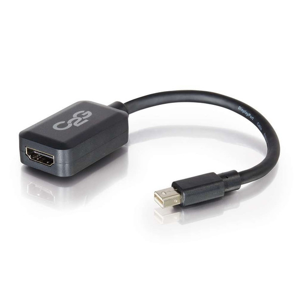 C2G 8in Mini DisplayPort Male to HDMI Female Adapter Converter (54313) - Excellent / Certified Refurbished (ASY-C2G-0091377)