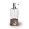 Wood and Metal Inlay Soap Dispensery - GG Collection