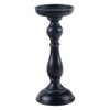 10"H Black Plain Candlestick by Home Essentials & Beyond