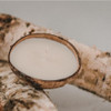 5 Oz. White Birch Half Shell Coconut Candle by Backyard Candles