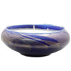 8" Cobalt Polished Bowl 4 Wick Scented Candle