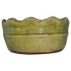 Almond Infused Cognac Ruffled Bowl Swan Creek Candle