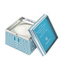 Beautiful Blue Soziety Trapezoid Tin Votivo Candle