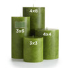 Chanterelle Moss 3 x 6 Round Pillar Illume Candle