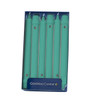 Shamrock 10" Unscented Classic Taper 12-Pack Colonial Candle