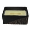 WoodWick Vanilla Two-Tone Small Rectangle with HearthWick Flame