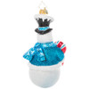 Minty Magic Snowman Ornament