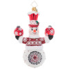 Cheery Snowman Juggler Ornament