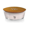 WoodWick Sheer Tuberose Ellipse Candle with Hearthwick Flame