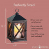 Weathered Espresso Lantern