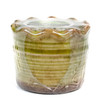 Thai Pear Swan Creek Ruffled Edge Pot (Color: Olive)