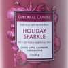 Holiday Sparkle 11 oz. Classic Cylinder Jar Colonial Candle