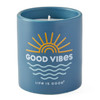 Good Vibes Figs, Jasmine, Sandalwood Life is Good Premium Soy Candle by A Cheerful Giver