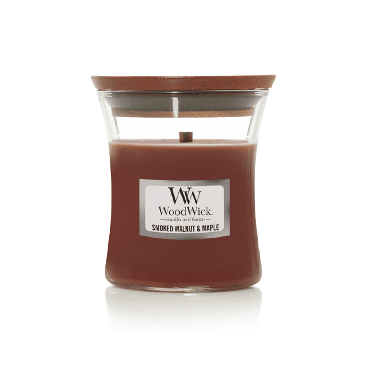 WoodWick Warm Woods- Medium Hourglass candle